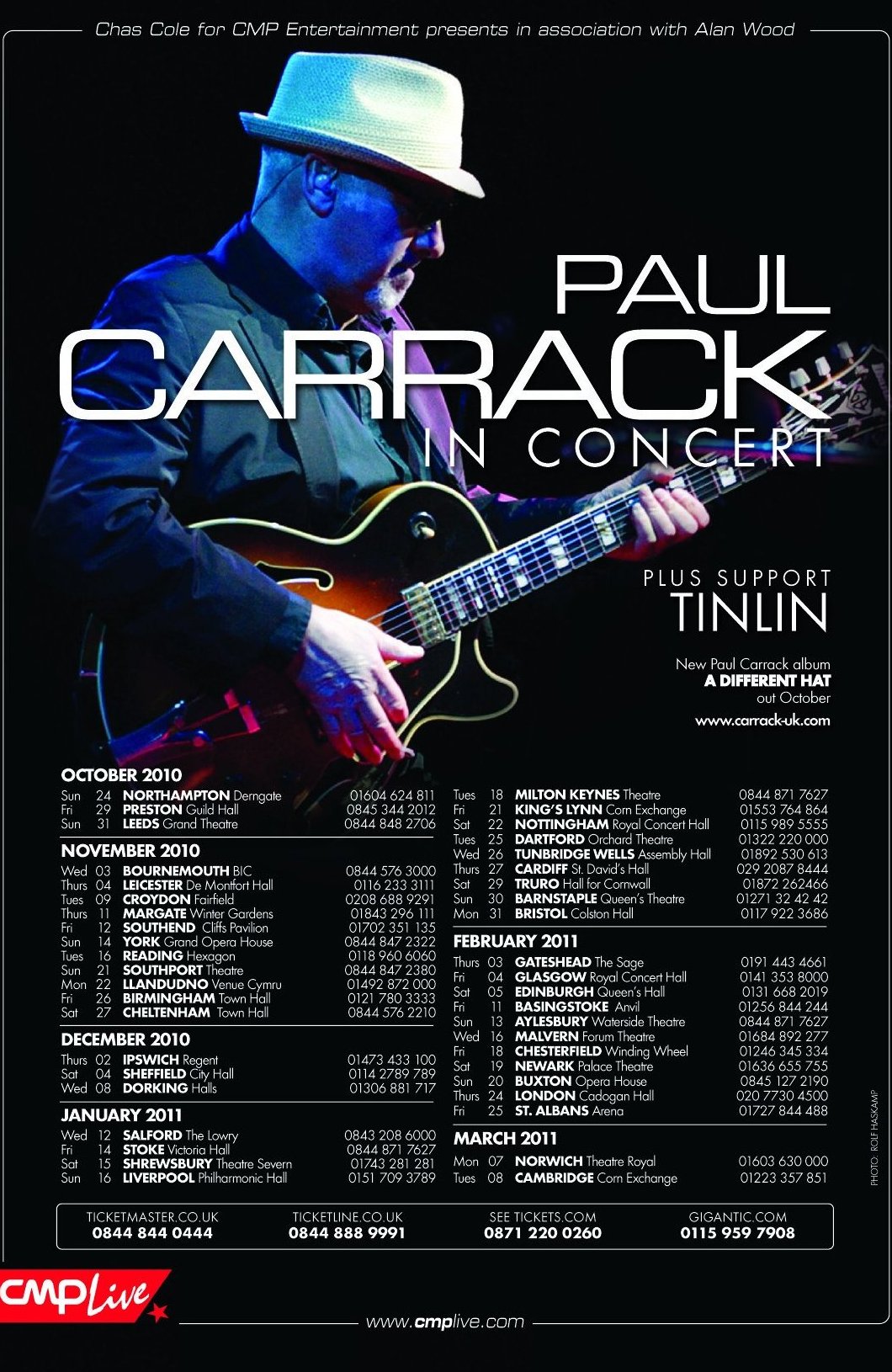 Signed PAUL CARRACK 2000 Programme